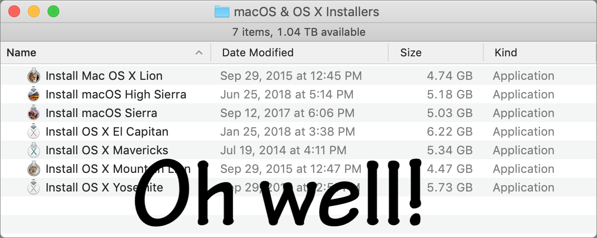mac os x emulator for windows security updates